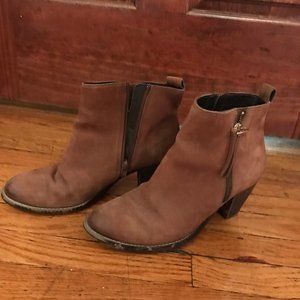 Steve Madden brown ankle booties, size 8.5